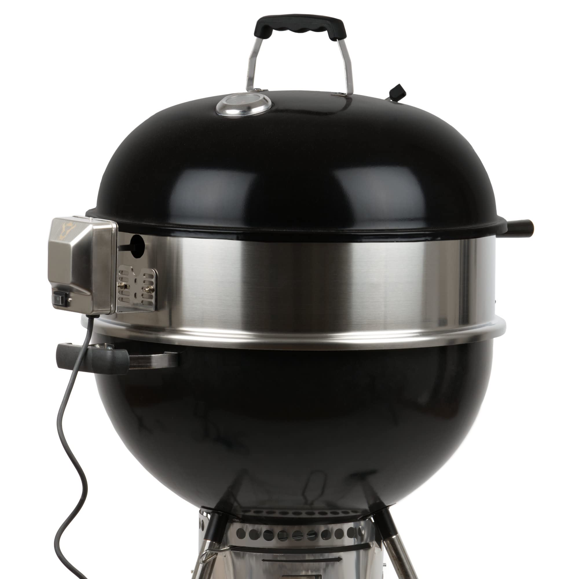 BBQ-TORO Set girarrosto in Acciaio Inox per Grill Tondo di 57 cm, rosticceria, spiedini per Grill a Carbone