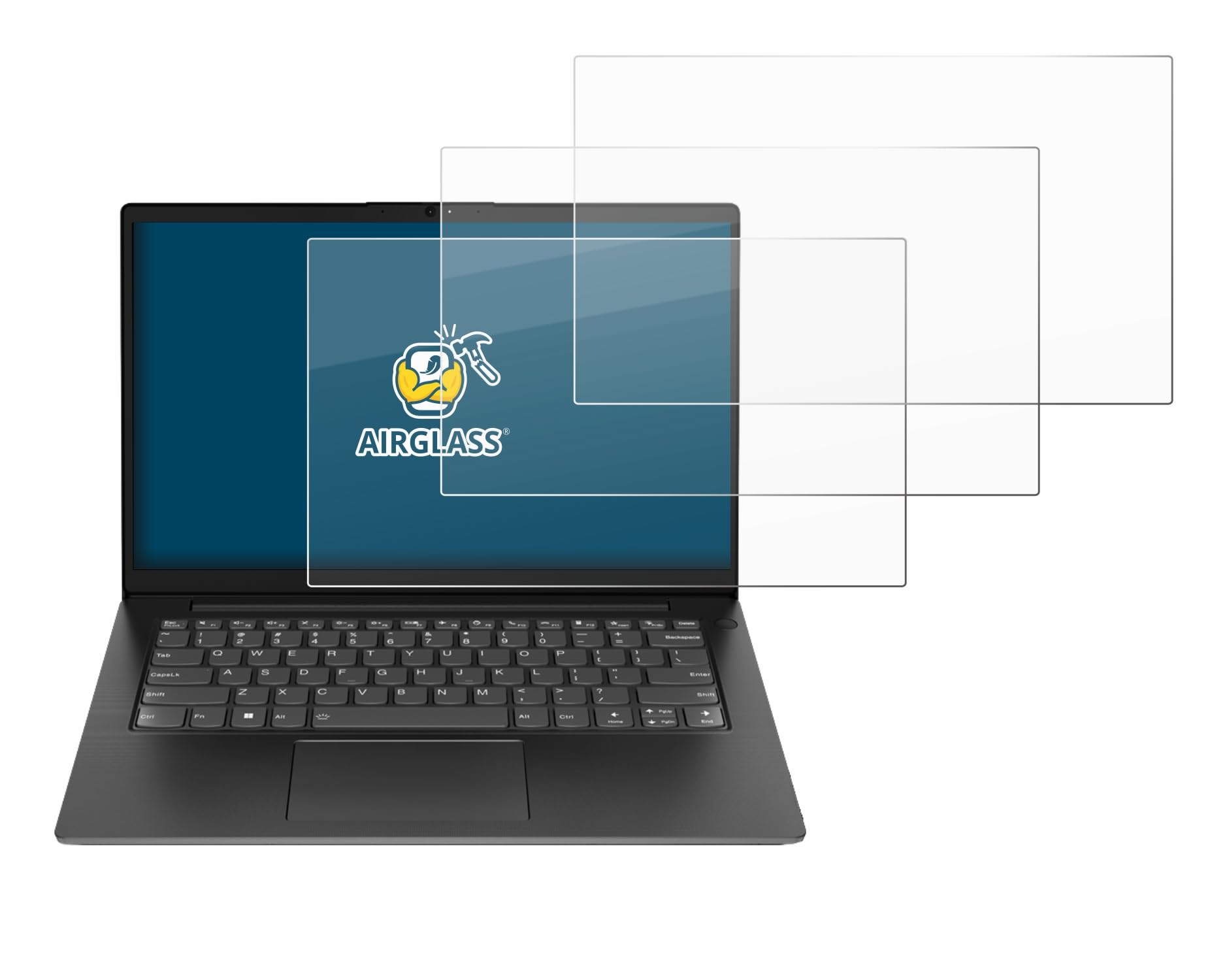 brotect Pellicola Protettiva Vetro per Lenovo V14 Gen 4 Protezione Schermo (3 Pezzi) [Durezza Estrema 9H, Chiaro]