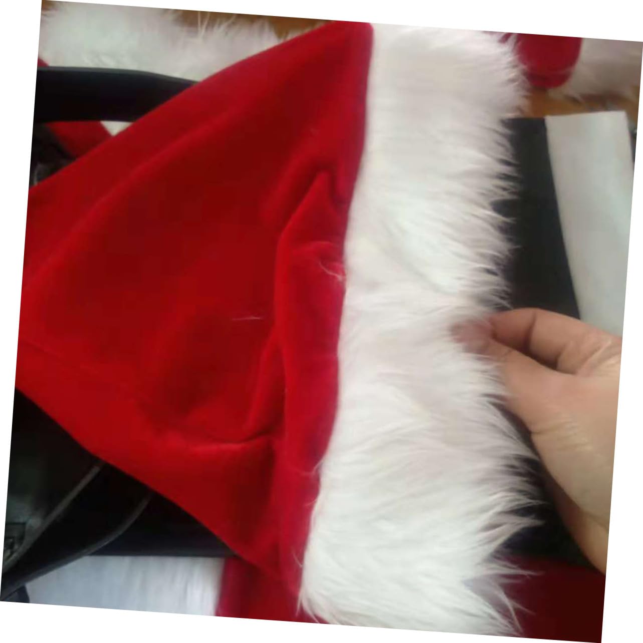 GALPADA Costume De Père Pour Adultes Costume De Cosplay De Gants De Père En Peluche Tenues De Festival Vêtements De