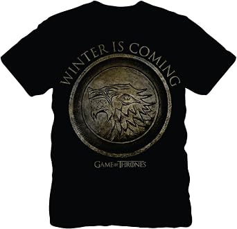 HBOS Game of Thrones Mens "Winter Is Coming" Circle T-Shirt