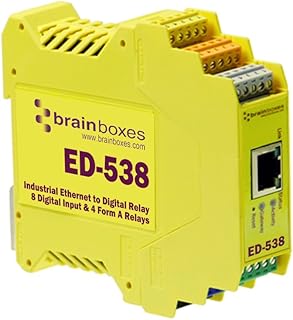 Brainboxes ED-538 Ethernet to Digital IO RelayIO Relay