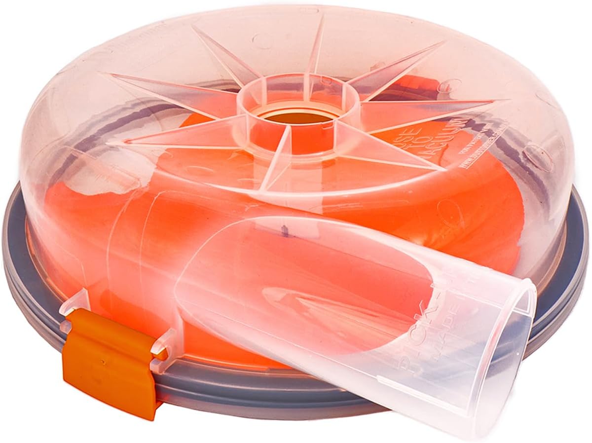 PRO Low-Profile Dust Separator – Dust Collection Separator, Up to 99.9% Efficiency, Vacuum Accessories for Wet/Dry Vac System, Fits 2-½” Nominal Fittings, Elbows and Hose Sold Separately