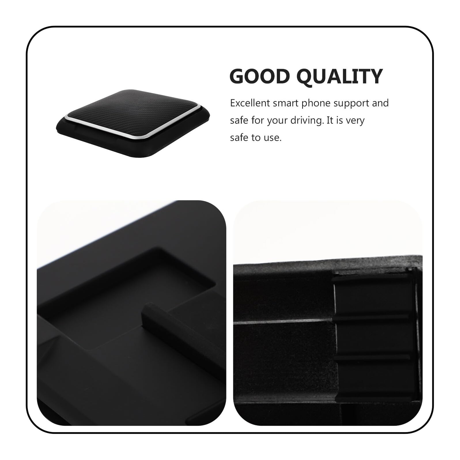 Supporto Auto Cellulare Antiscivolo in Silicone con Base Stabile per Cruscotto Porta Smartphone Funzionale per Navigazione Sicura Durante la Guida