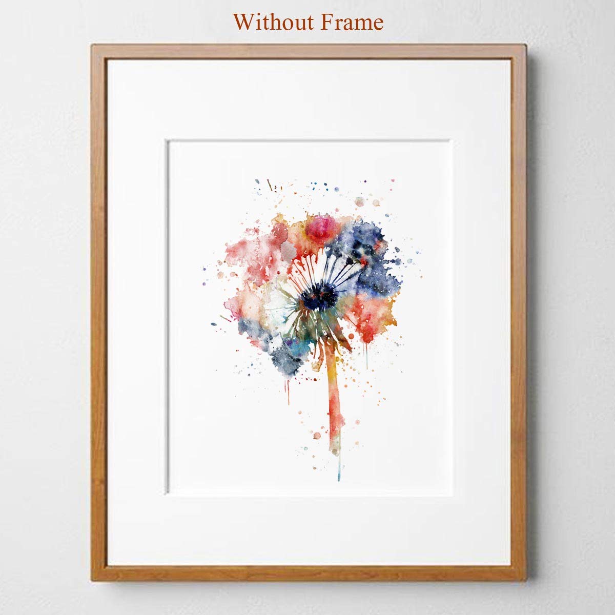 Buy Dandelion Flower, Natural Art Print, Dandelion Seed, Watercolor Print, Floral Wall Decor, Unframed 8X10 Inch Online In Indonesia. B08Ktlqs9W