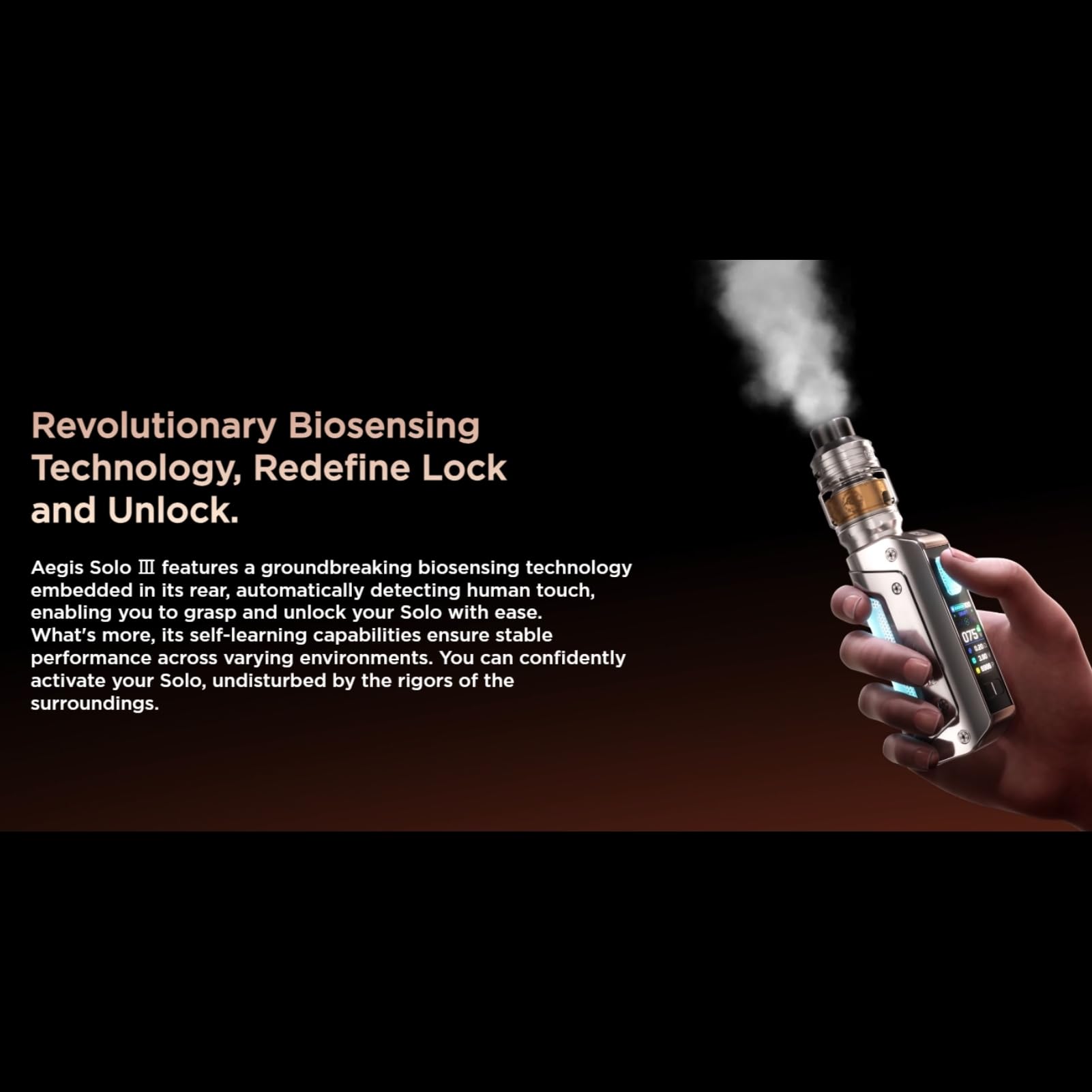 Geek'Vape Aegis Solo 3 Kit 100 W Vape 18650 Batteries (batterie non incluse) 5,5 Geek'Vape Aegis Solo 3 Kit 100 W Vape 18650 Batteries (batterie non incluse) 5,5