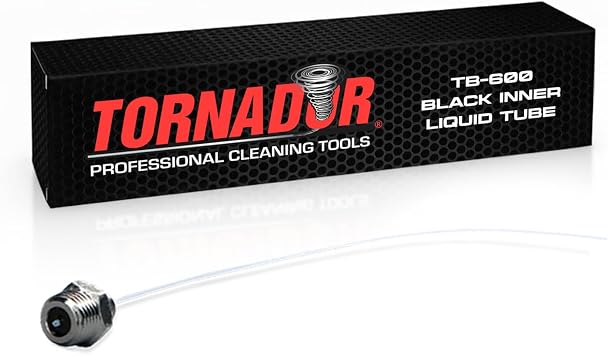 Tornador TB-600 Inner Liquid Tube for Black Z-020 and Z-030 | Genuine Replacement Part | Maintains Proper Air and Liquid Flow for Automotive Cleaning Use