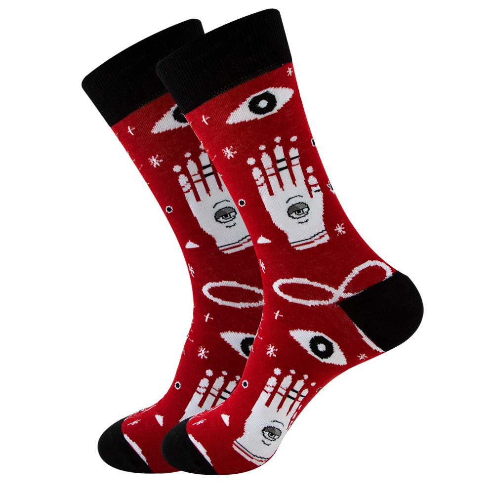 EmaoFun Chaussettes Fantaisie Homme, Chaussettes Originales Motifs Amusantes 40-46