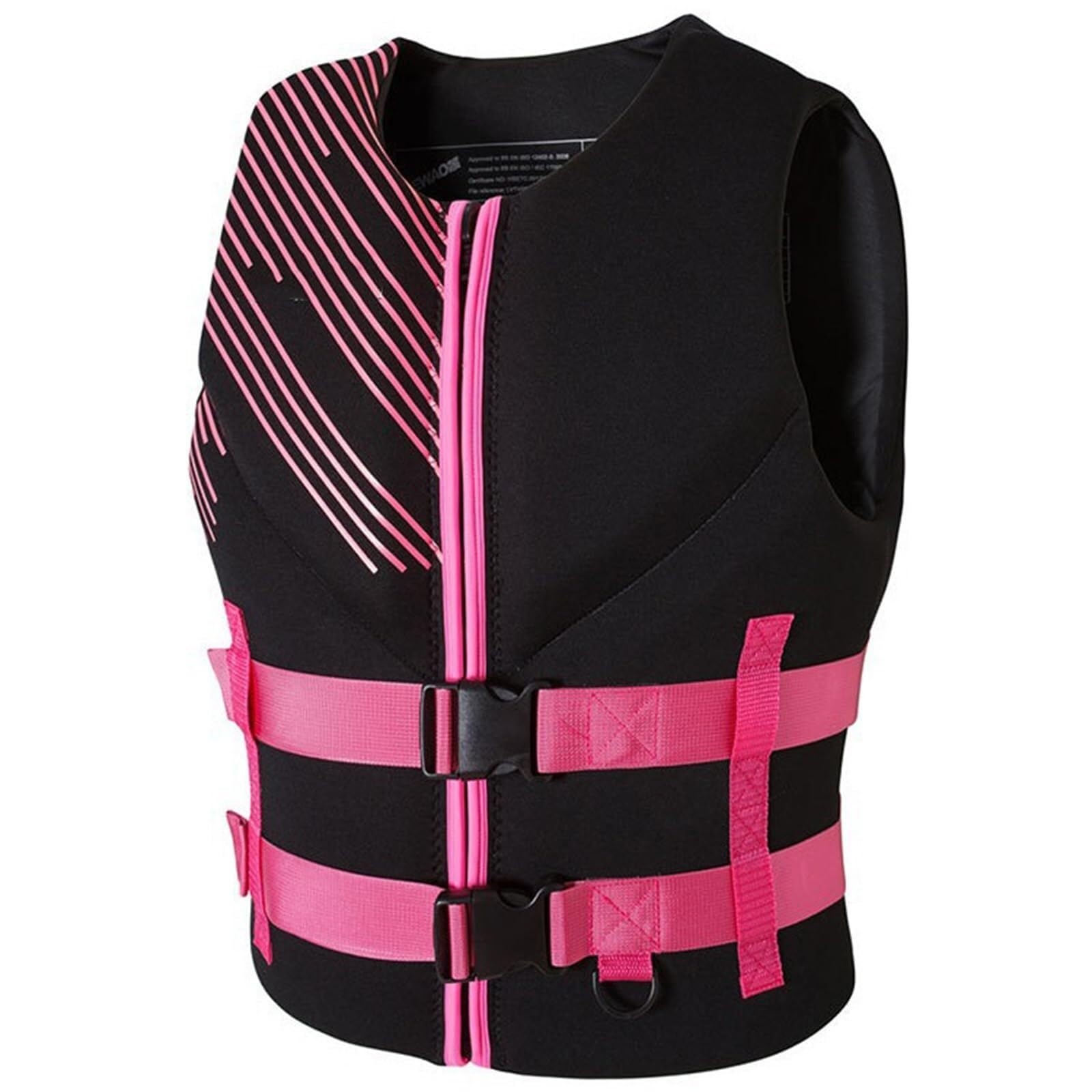 Chaleco de Surf con Cremallera y Cinturón Ajustable, Chaleco de Surf de Neopreno for Pesca, Kayak, Navegación, Deportes Acuáticos, Adultos, Hombres y Mujeres