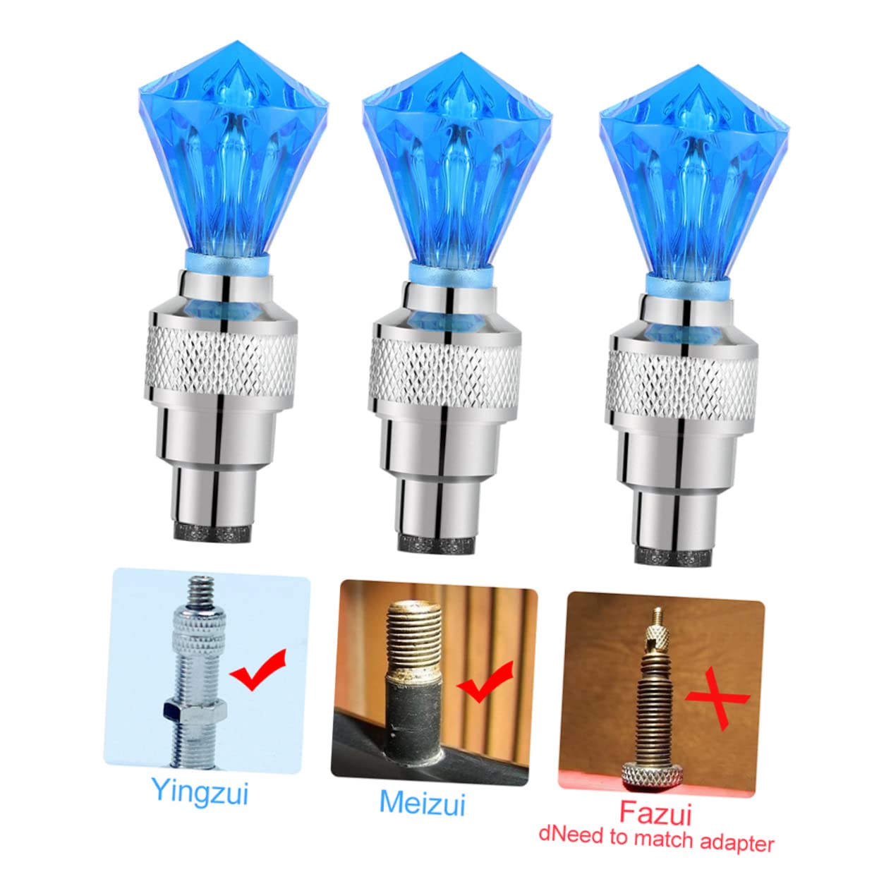 Toyvian Éclairage De Valve De Vélo Éclairage De Roue Éclairage De Vélo De Route Éclairage De Roue Lampe À Rayons De Roue Plastique