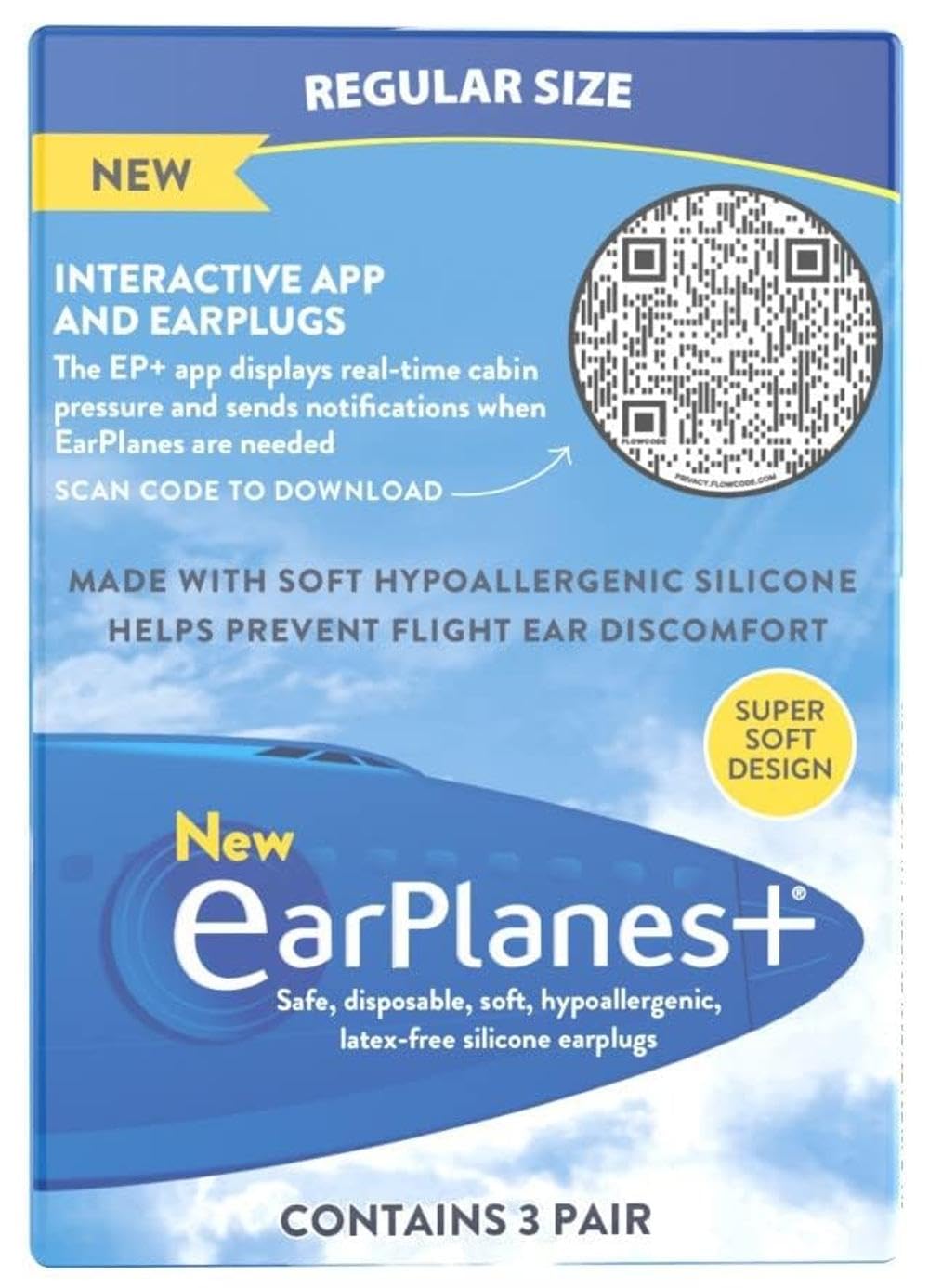 EarPlanes Plus (3 Pairs)
