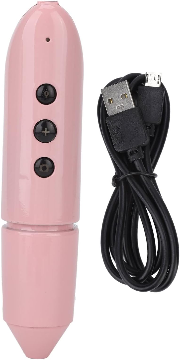 Skin Hair Scalp Detector 100X Magnification 2MP Camera Skin Health Analyser for Home Salon Pink