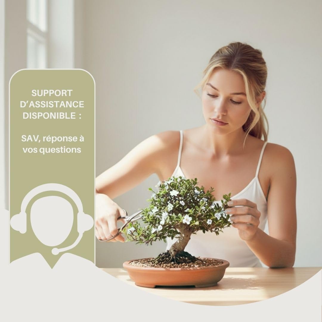 CULTIVEA Premium Bonsai Set Klaar om te Groeien - Tuin en Decoratie - Verzorg uw bonsai en natuurlijke planten - Draad, Kunstmest, Gereedschap, Ronde Schaar, Kleine Bonsai Schaar - Cadeau Idee