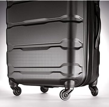 Samsonite Omni PC Hardside Expandable Luggage with Spinner Wheels, Black, 2-Piece Set (20/28)