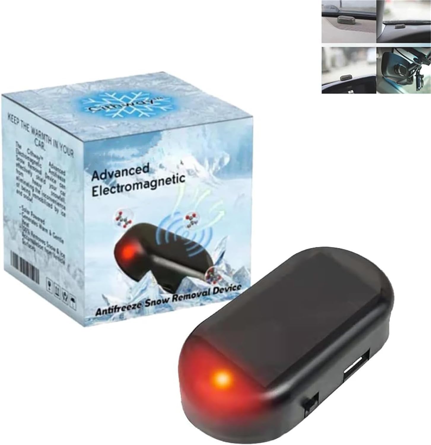 Electromagnetic Wave Anti Freezing And Snow Removal Device