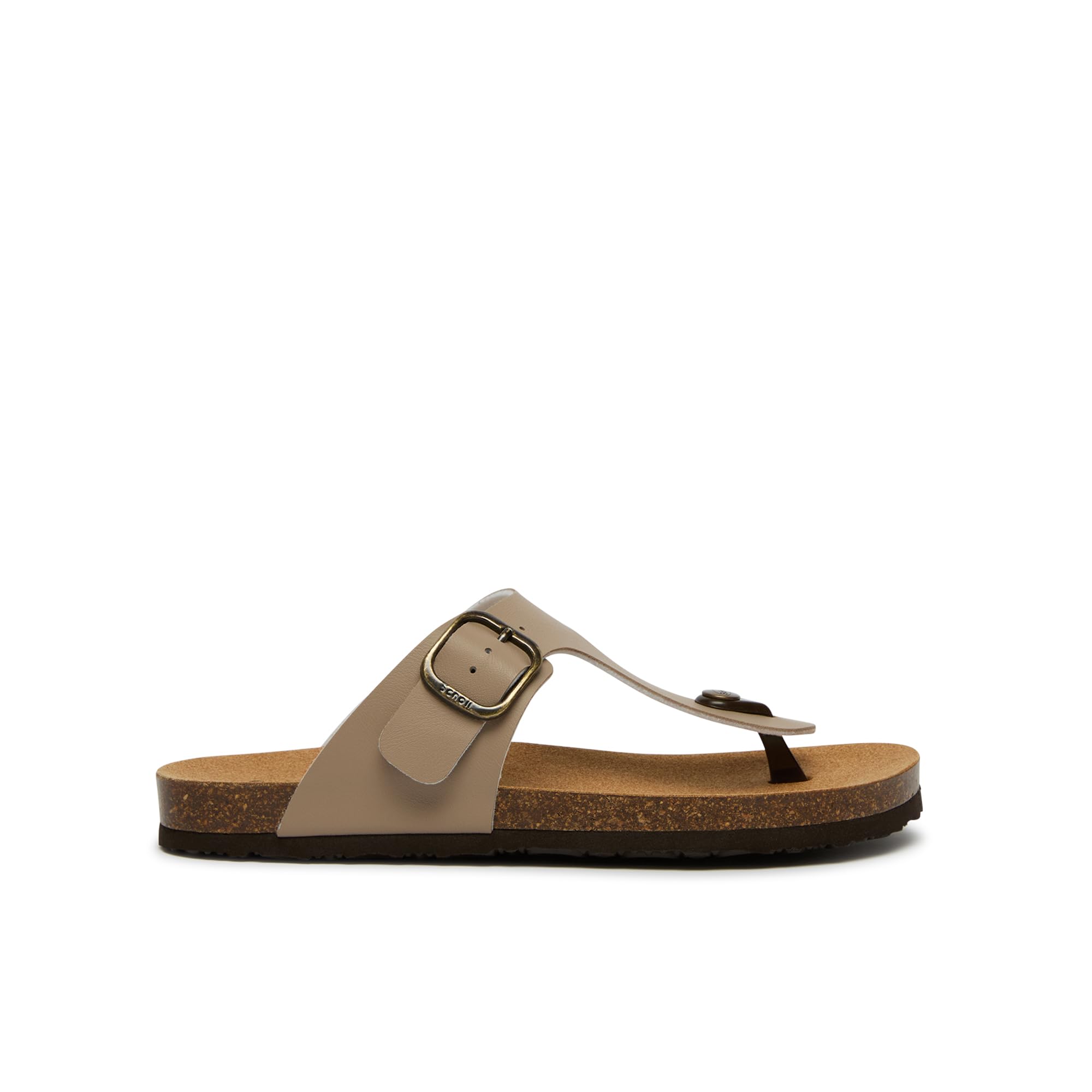Scholl Jackie, Sandali Donna, Infradito, Beige Scuro, 42 EU