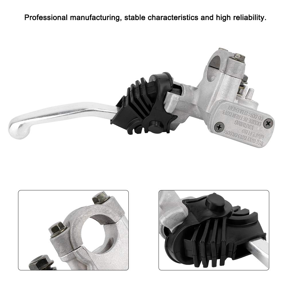 Terisass Pompa Freno Anteriore, Moto Frizione Leva Freno Pompa Freno Cilindro Maestro Leva Anteriore Destro per CR125R CR250R CR500R CRF250R CRF450R CRF250X CRF450X 1996-2013