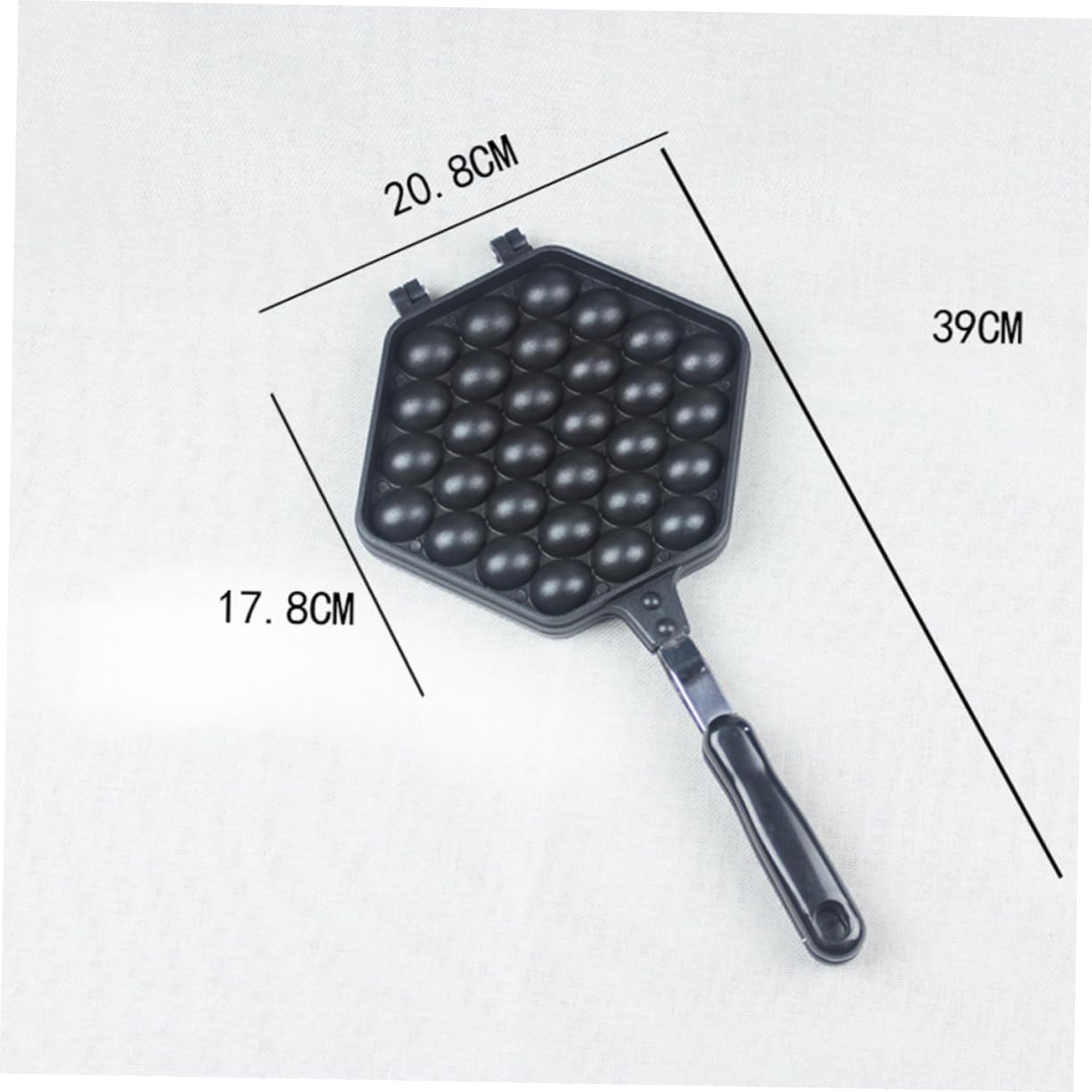 Cabilock 30löcher Doppelseitige Backform Aus Aluminiumlegierung Löchern Oktopuskugel-stil Eierwaffelform Backzubehör Küchenhelfer Für Haushalt Und Gasherde Einfach Zu Reinigen Bedienen