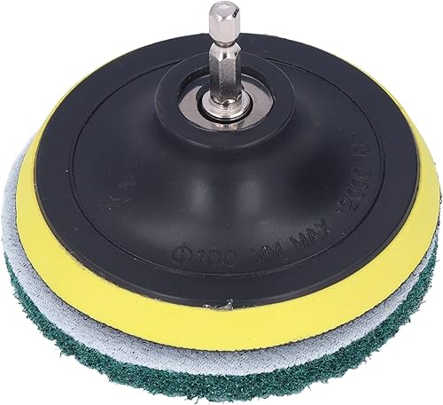 Miniatura 8 de Electric Drill Brush Set, Multifunctional Power Scrubber Cleaning Brushes Wear Resistant PP Bristles High Efficiency with Extension Rod for Kitchen