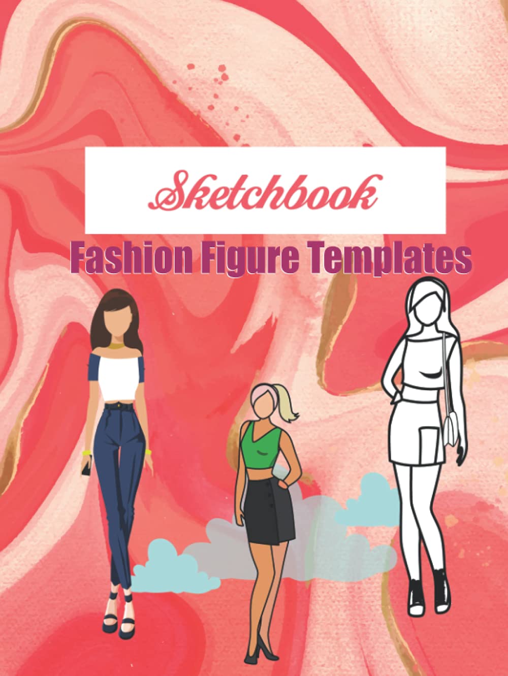 SKETCHBOOK | Fashion Figure Template: Make Real Fashion Design Sketch book for Students and Designers
