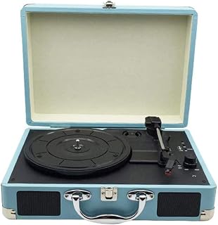 Vinyl Retro Gramophone, Creative Retro Bluetooth Speaker Suitcase Record Player