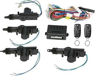 Universal Car Door Lock Keyless Entry System Remote Central Control Locking Kit with Trunk Release Button