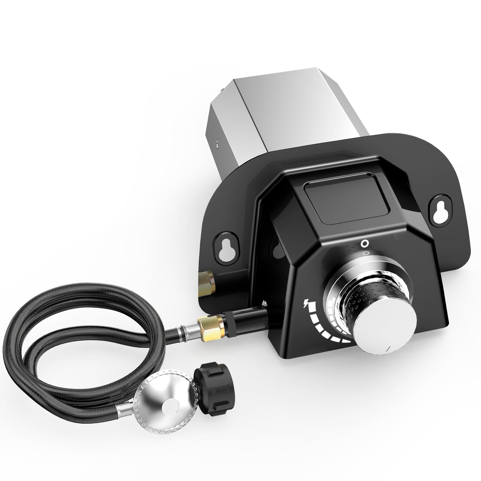 Uniflasy Gas Burner for Karu 16 and Karu 2 Pro Pizza Oven – 28mbar Propane Gas Converter Attachment with 3FT Hose & Valve, Easy Install, Up to 950°F