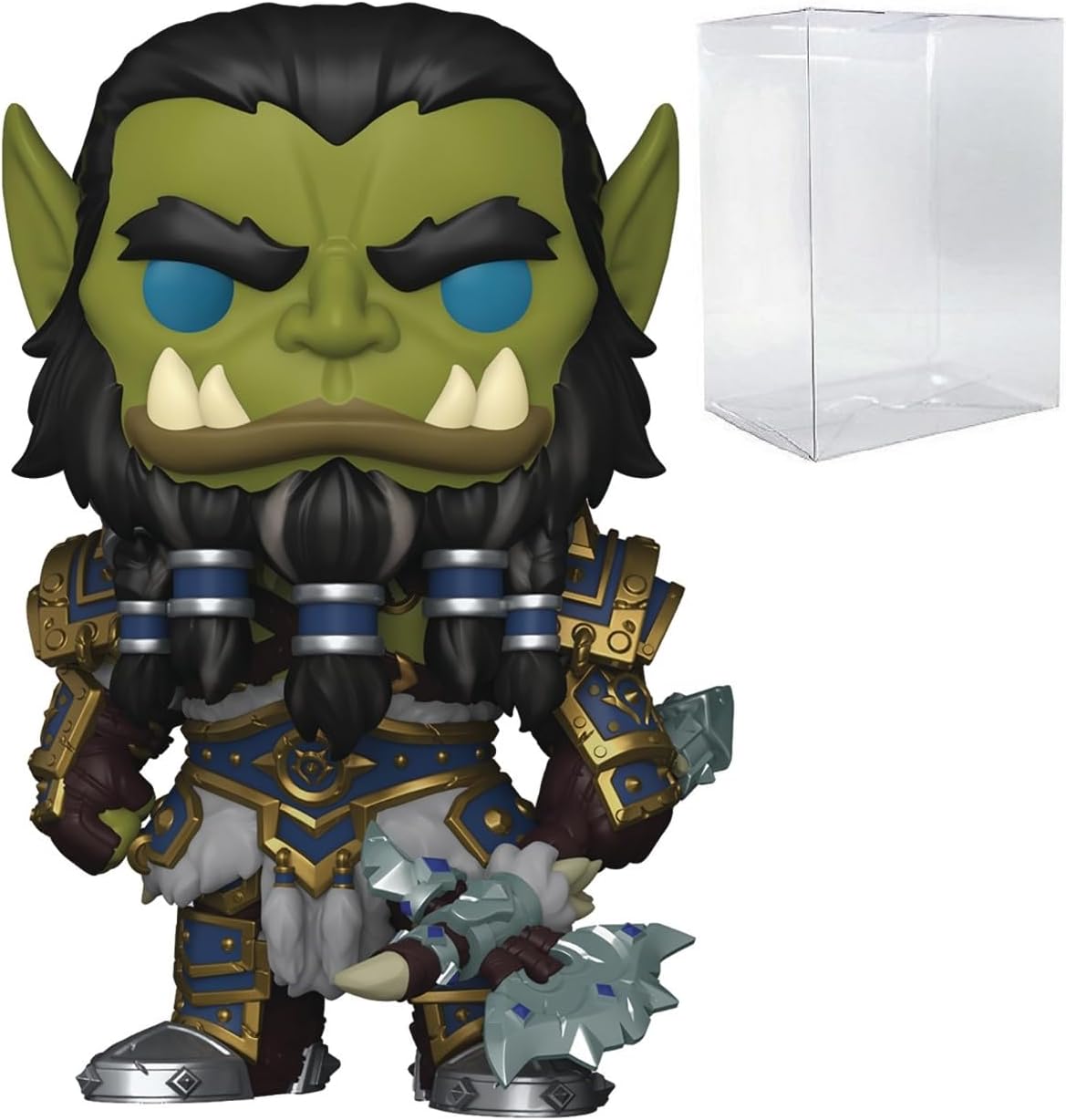 POP Games: World of Warcraft - Thrall Funko Vinyl Figure (Bundled with Compatible Box Protector Case), Multicolor, 3.75 inches