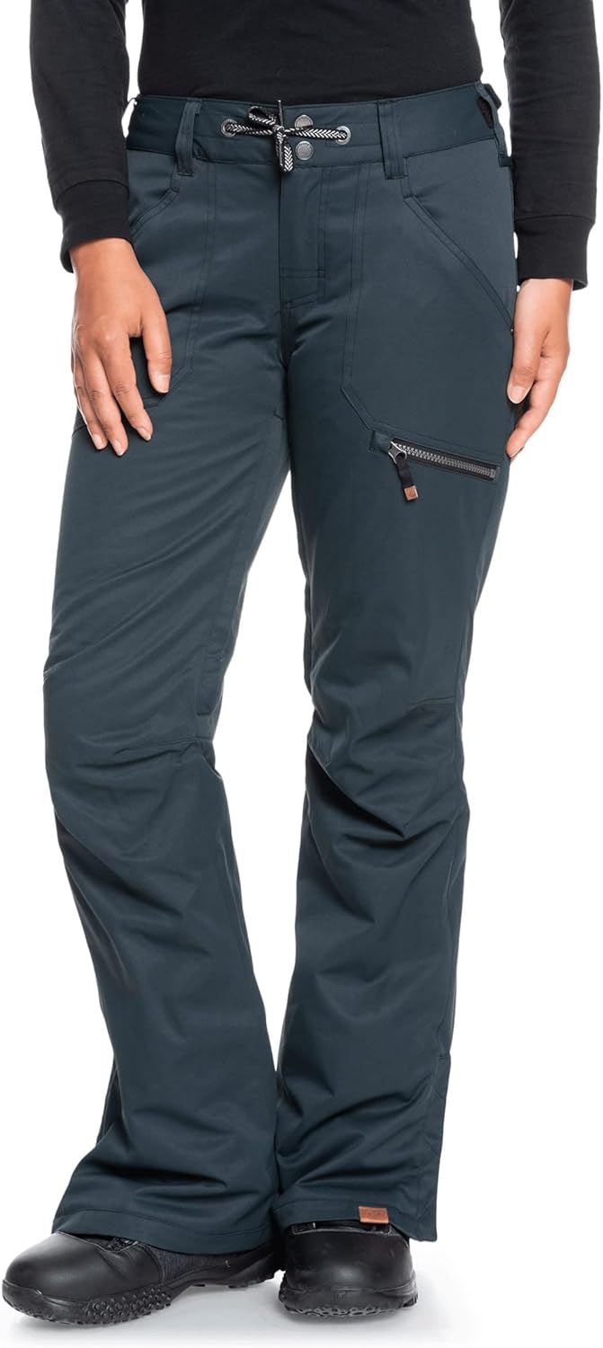Roxy Women's Nadia Short Snow Pants (True Black (KVJ0), Small)