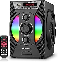 Tronica Enjoy Version:2 Bluetooth Wooden Home Theater 30W Output Supports Pendrive/Aux/Smart TV/Remote, Bluetooth Speakers for Home