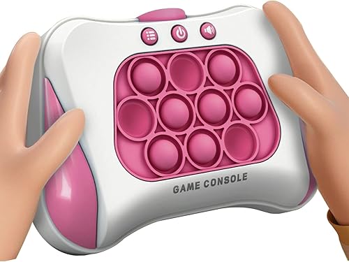 Miniatura 3 de Fiarfiar Juguete electrónico de mano para juegos de prensa, consola de rompecabezas, juguete de descompresión, juguete de burbujas para niños