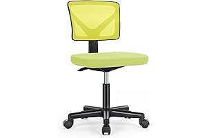 Sweetcrispy Computer Chair Armless