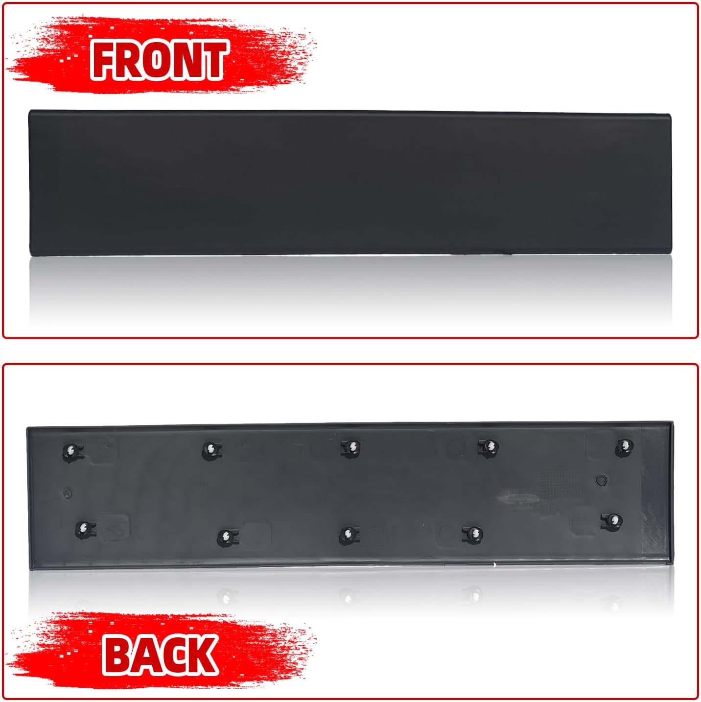 Rear Door Trim Molding Panel for Ram Promaster 1500 2500 3500 2019 2020 2021 2022 2023 2024 Exterior Cargo Van Accessories, Replacement 1ZT56JXWAB, Matte Black, Right Passenger Side