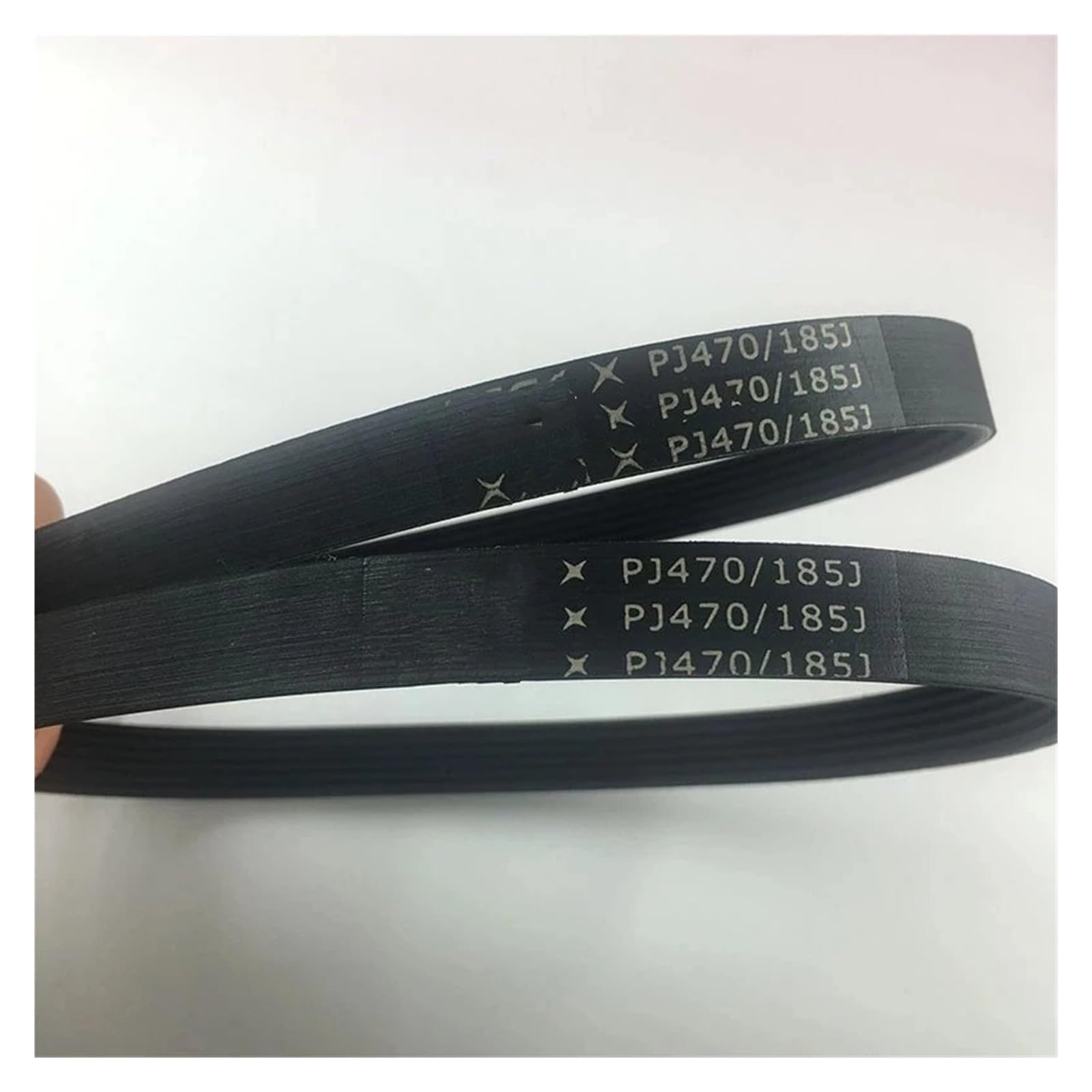 Correa Trapezoidal Drive Belt Correa En V De 2 Piezas PJ470 185J 5 Costillas 6 Costillas 7 Costillas 8 Costillas Correa Del Motor Del Cortacésped(7Ribs)