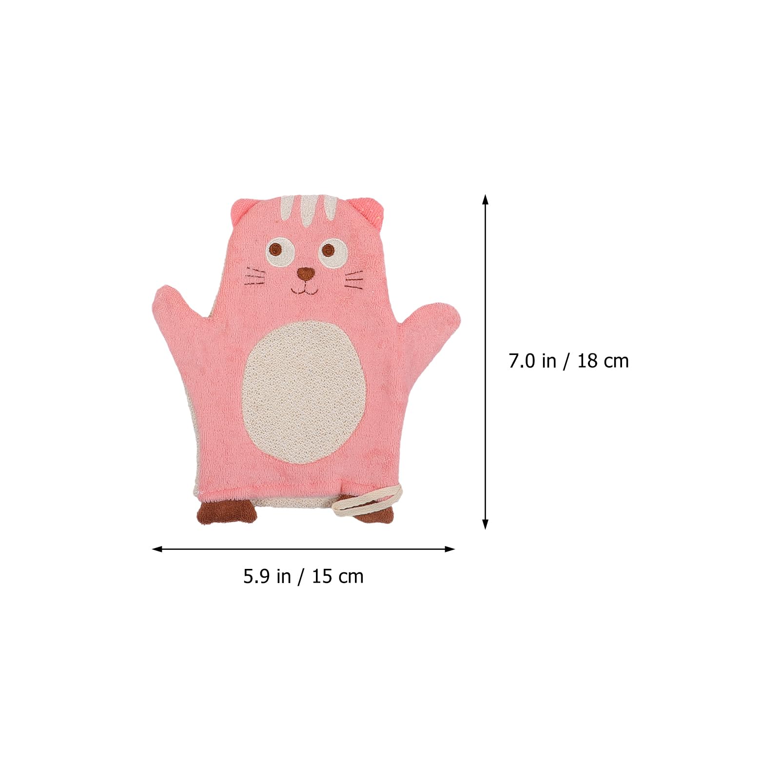 AOKWAWALIY Baby Bath Mitts 3 Pieces Cartoon Children Shower Gloves Soft Washcloths for Gentle Skin Care and Encouraging Independent Bathing - Image 3