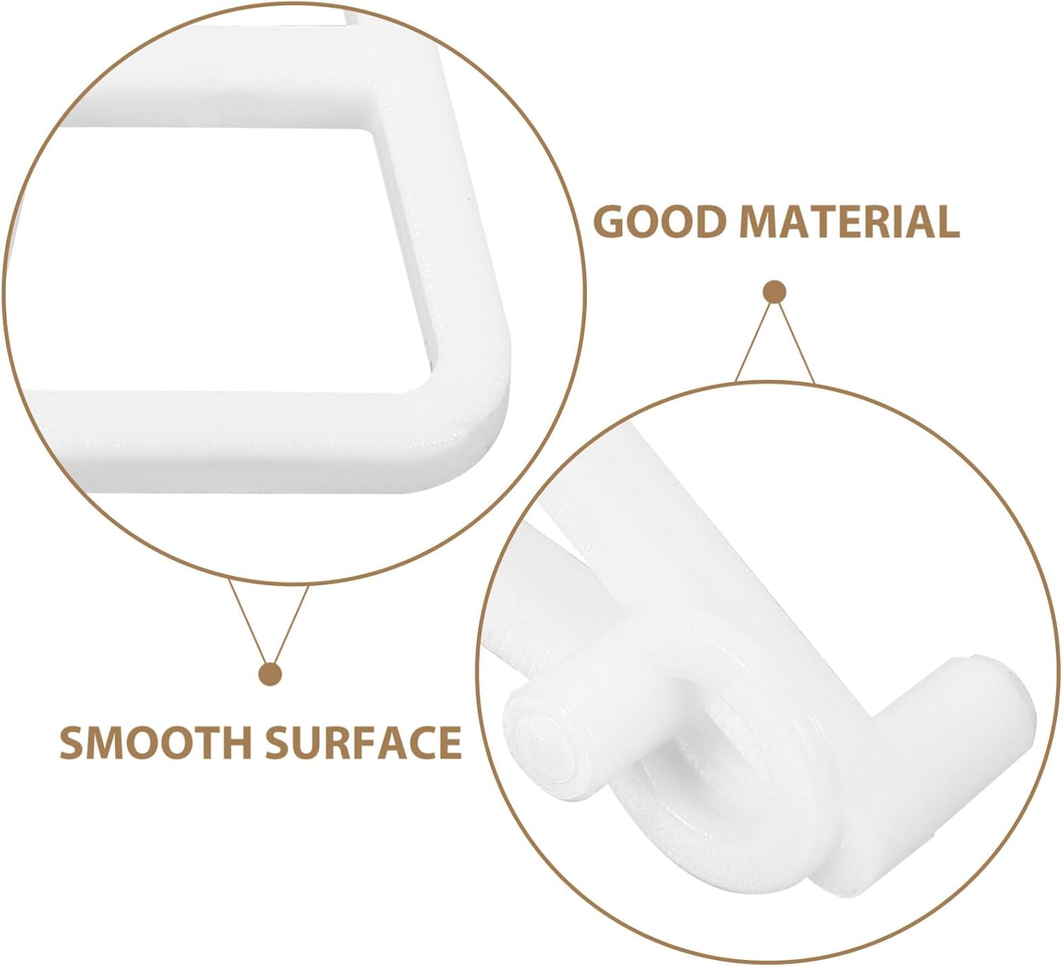 ARTIBETTER Floating Shelf Support Brackets Adjustable Plastic Layer Nails for Cabinet Shelves Wardrobe Divider Board Brackets 2.16 X 0.98 X 0.59 Inches