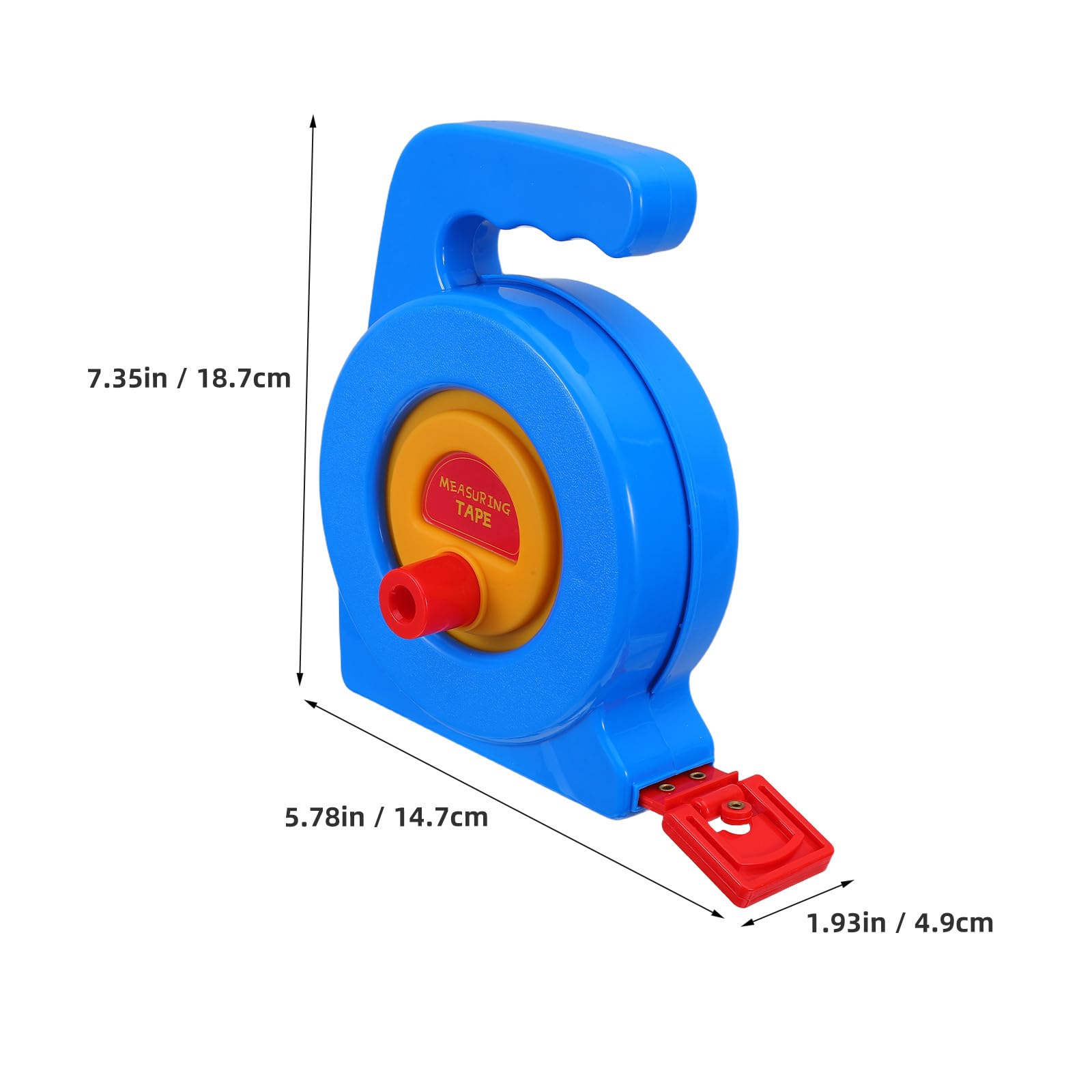 Gatuida Mètre ruban pour enfants Mini mètre ruban de 1 m, sans danger pour les enfants - Double échelle métrique et impériale pour l'exploration scientifique et la mesure de la taille