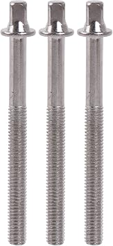 Etfbuy 10pcs Silver Jazz Drum Snare Drum Screw Drum Lug Mounting Screws Percussion Replacement Accessory Drum Kit