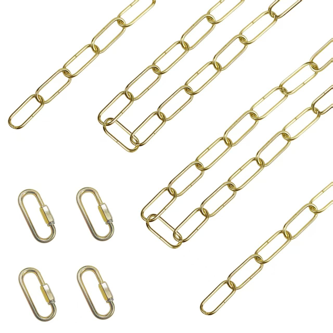 Brass Pendant Light Chain - 20 Feet -1