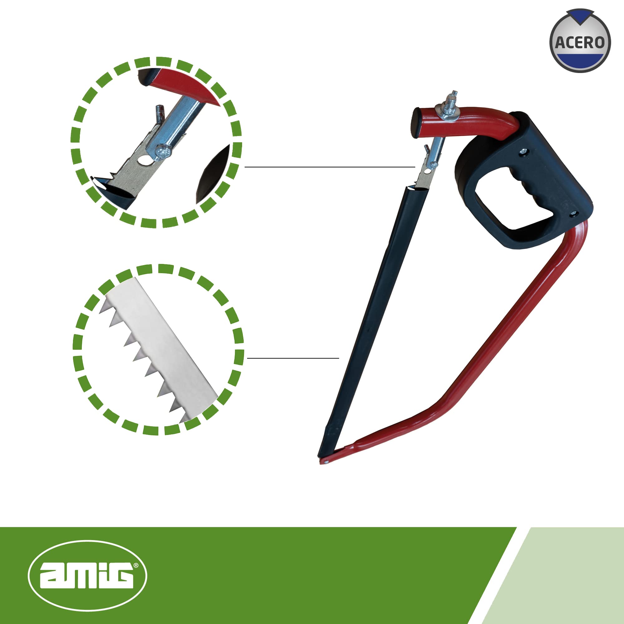 Amig - Bow Saw, Red - Image 2