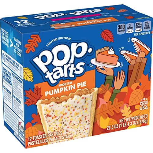 Pop-Tarts Toaster Pastries, Breakfast Foods, Fall Snacks, Frosted Pumpkin Pie,