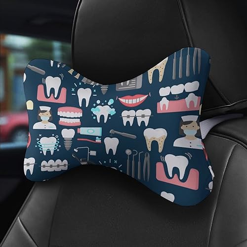 Miniatura 6 de Almohada para el cuello de oficina, compatible con los dientes, diseño dental sin costuras, cojín de apoyo para la cabeza, la barbilla, para dormir,