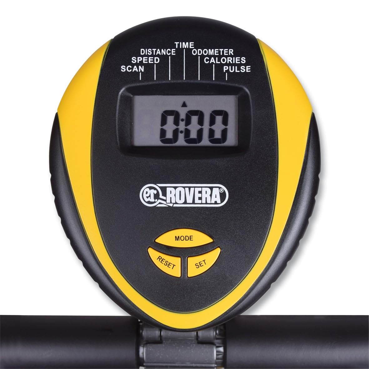 ROVERA Cyclette Magnetica da Casa, Ciclocamera Compatta con Cardiofrequenzimetro, 8 Livelli di Resistenza, Display Multifunzione e Sella Regolabile - Home Fitness, Max 100kg