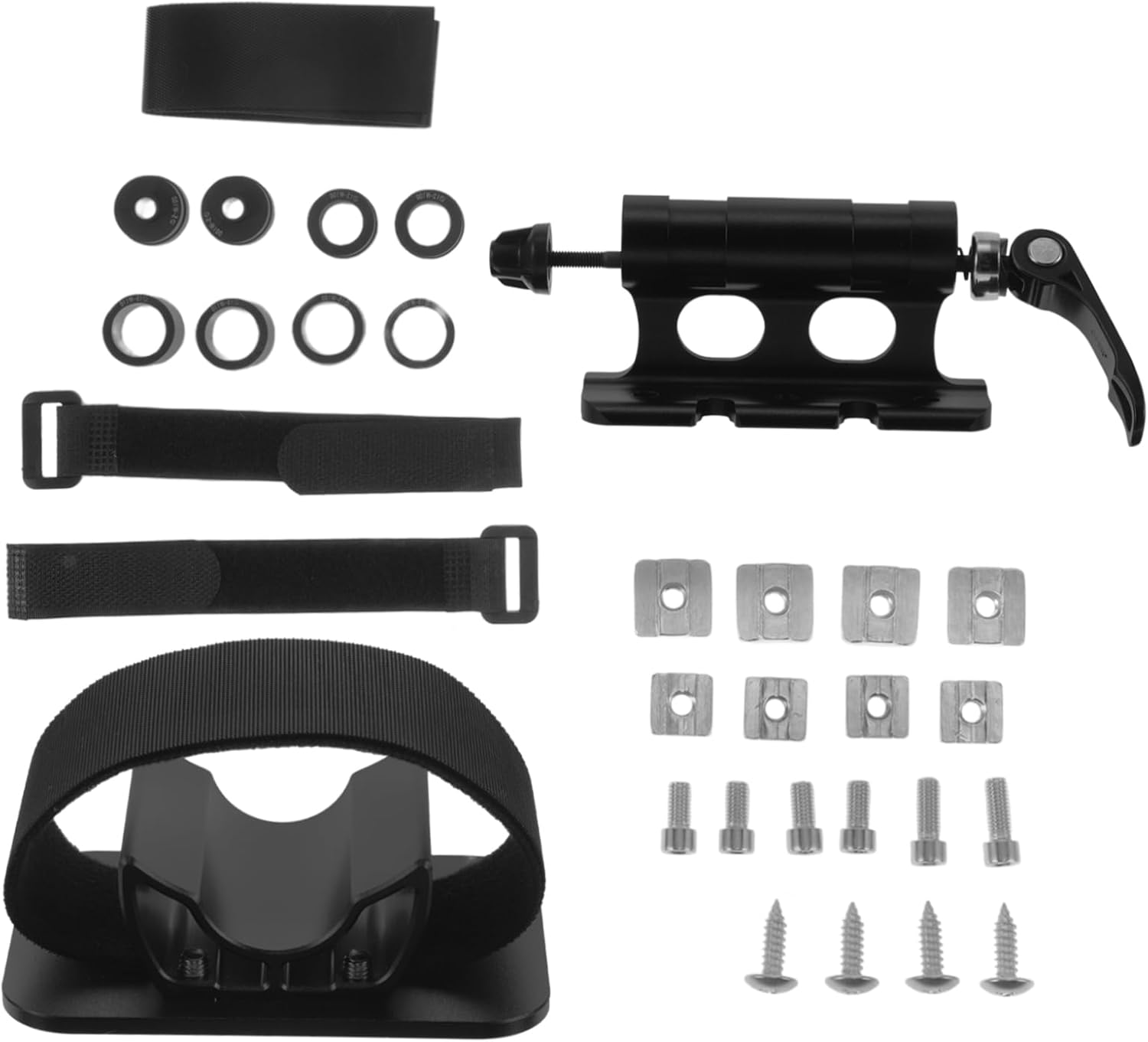 VICASKY 1set Versatile Front and Rear Bike Fork Mount Bracket for Car Roof Racks Lightweight Aluminum Alloy Bicycle Mount Easy Install and Removal Secure for Travel and Cycling Adventures