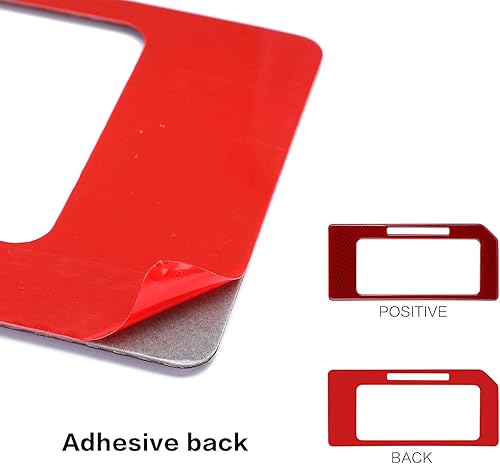 Miniatura 5 de LANZMYAN Compatible con caja de cambios de marchas adhesivo de fibra de carbono para caja de cambios, accesorios interiores para Ford F150 2015 2016