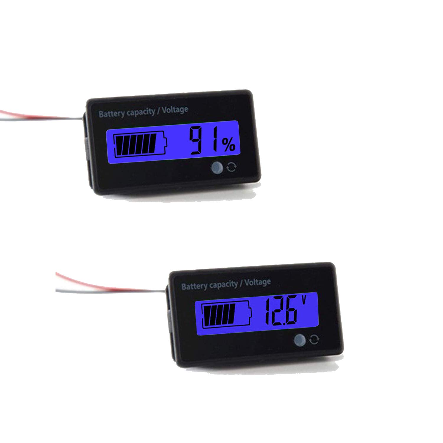 Buy MGGi 12V 24V 36V 48V 72V 84V Battery Meter, Battery Capacity