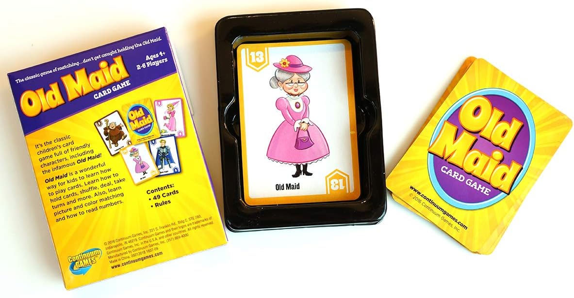 Continuum Games Old Maid Classic Card Game - Children Ages 4 & Up