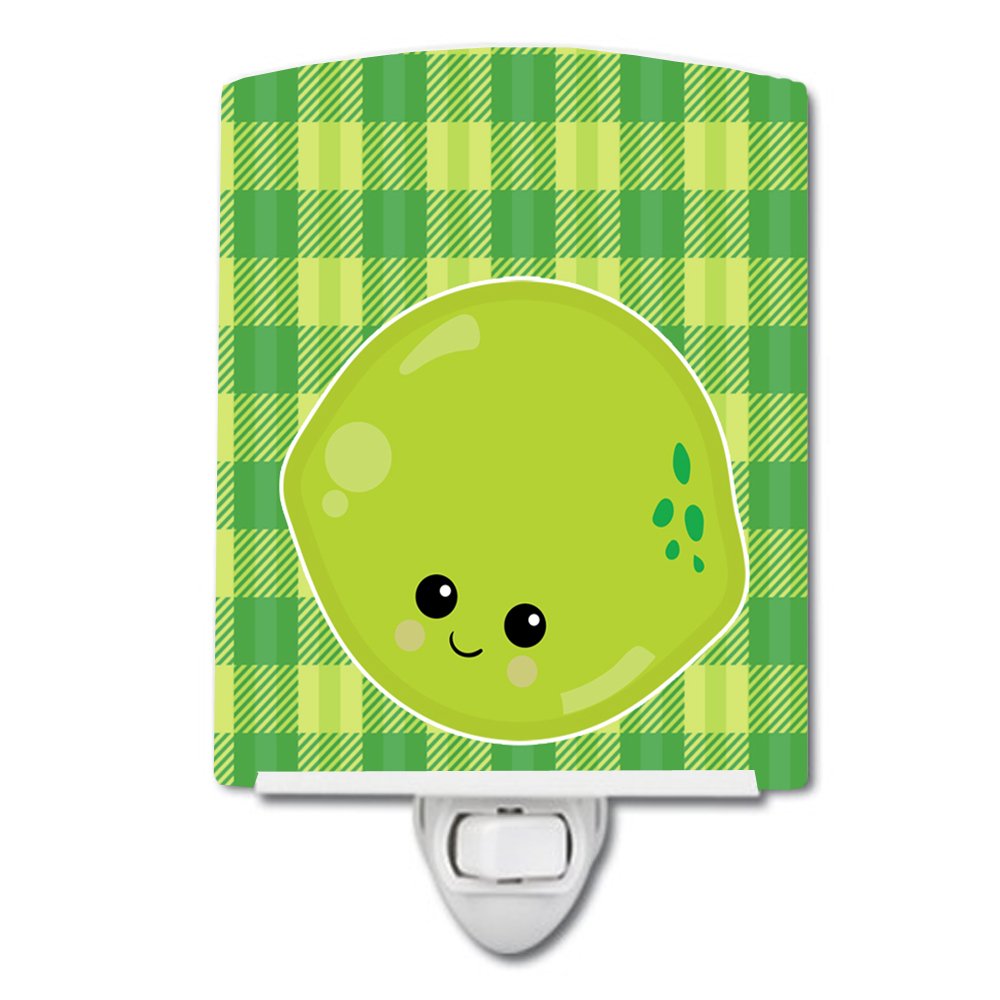 Carolines Treasures BB6988CNL Lime Face Ceramic Night Light Compact UL-Certified Ideal for Bedroom Bathroom Nursery Hallway Kitchen 6x4x3