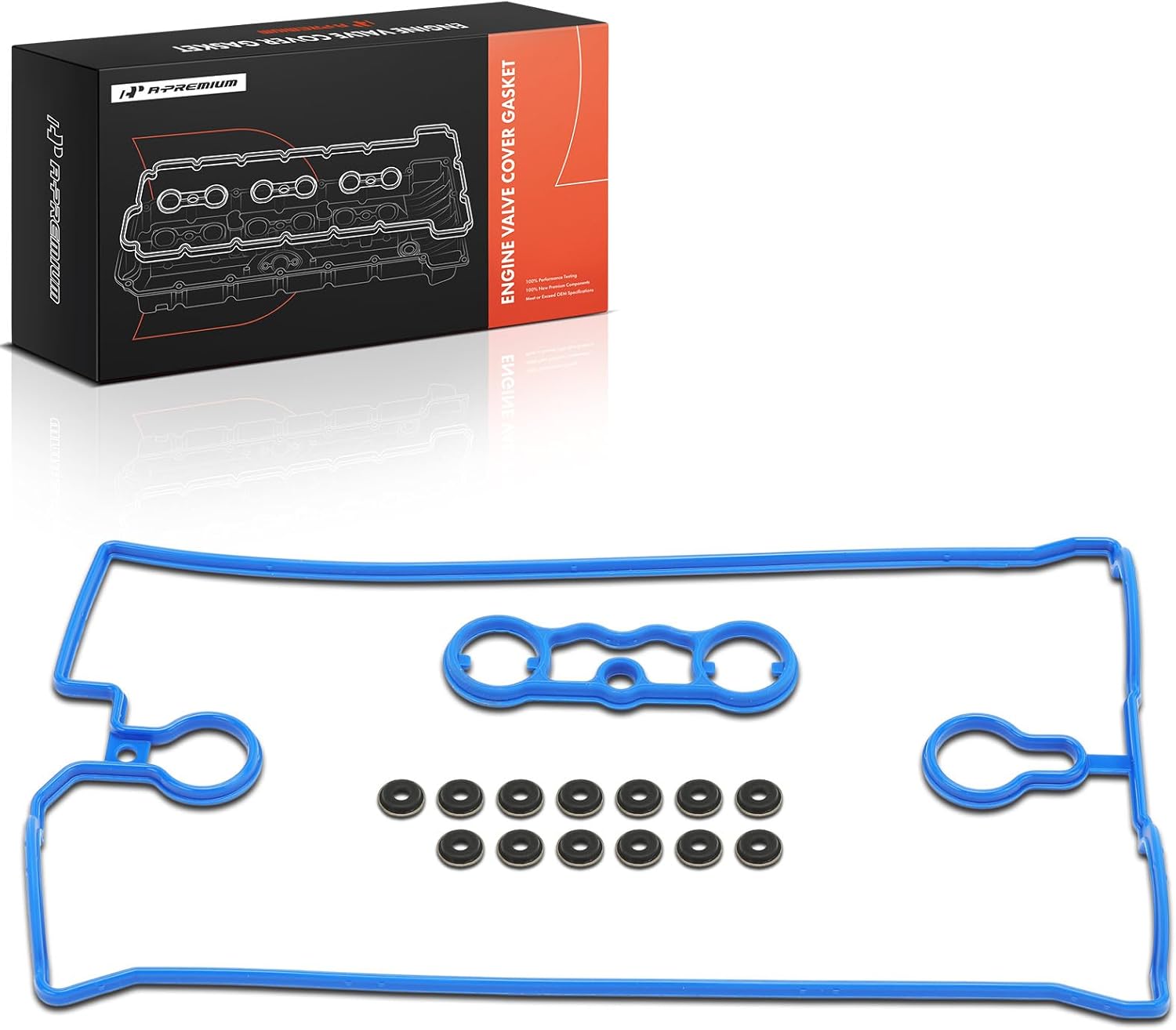 A-Premium Engine Valve Cover Gasket Set Compatible with Toyota Celica 1988-1993, MR2 1991-1995, 2.0L