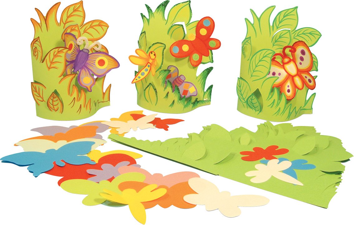 Springboard 3D Butterfly Scenes Craft Activity Pack (Pack of 30)