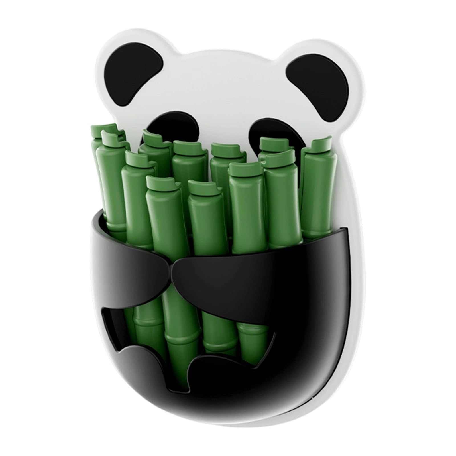 Msioytog Practical Panda Designs Food Bag Sealer Clip Refrigerator Sticker Sealing Clamps Moistures-Proof for Lunch Box Snacks Animal Print Bag Clamps Food Storage